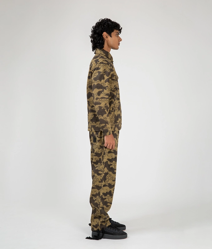 Ajrakh Camo Shacket