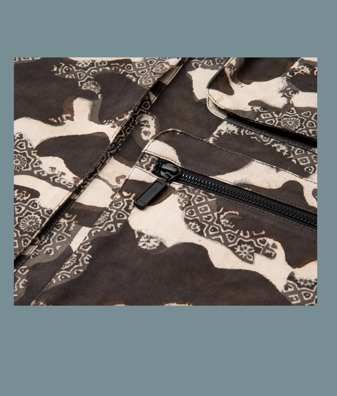 Ajrakh Camo Utility Bag