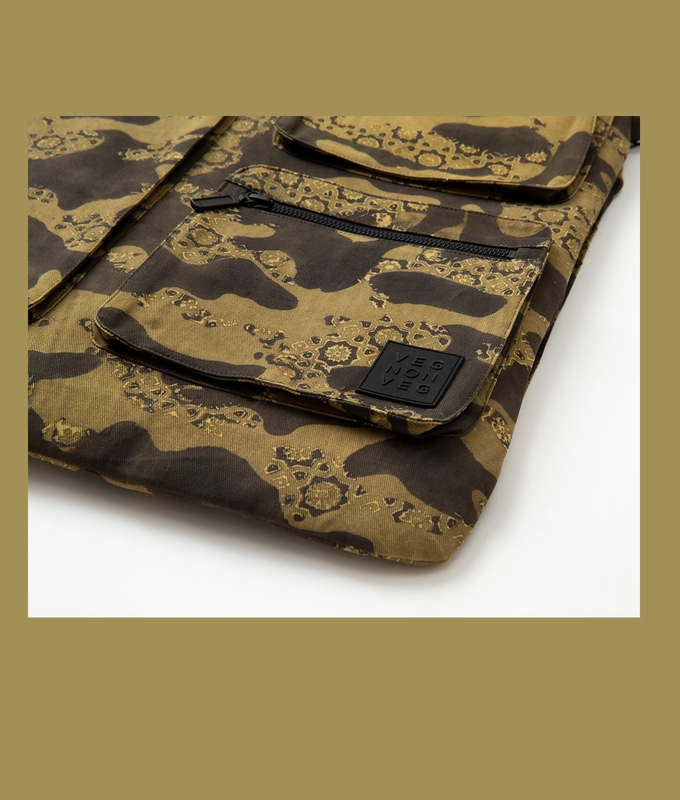 Ajrakh Camo Utility Bag