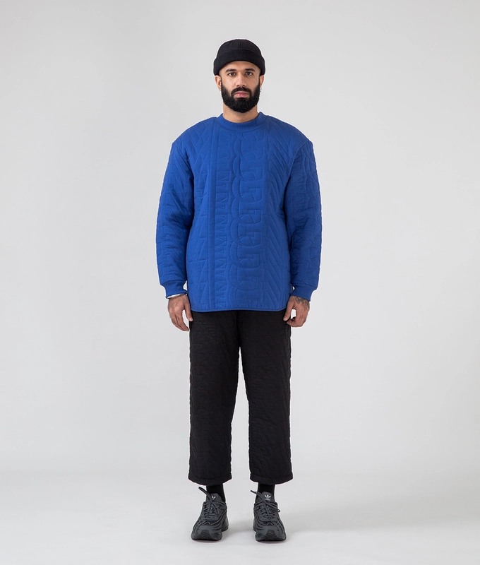 Quilted Crew Neck