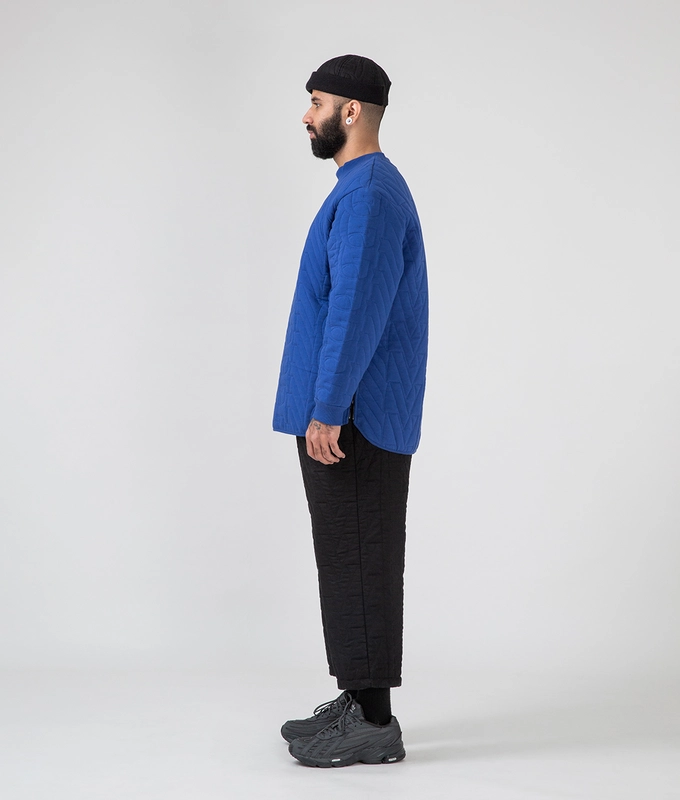 Quilted Crew Neck