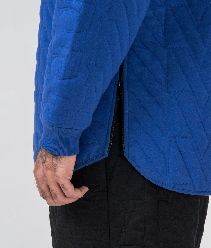 Quilted Crew Neck
