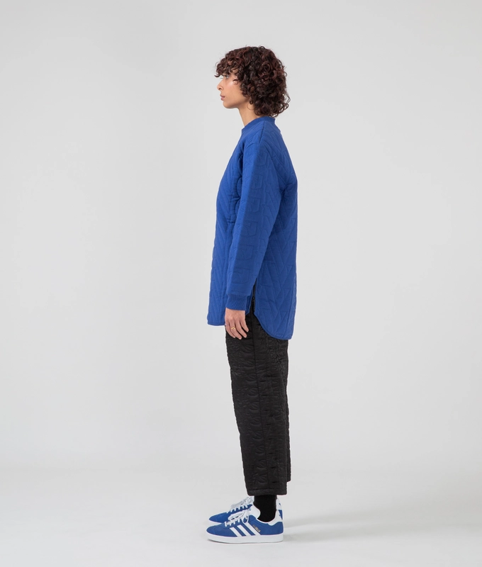 Quilted Crew Neck