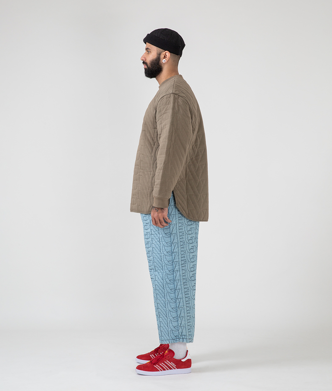 Quilted Crew Neck