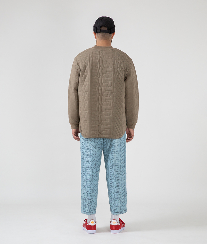 Quilted Crew Neck