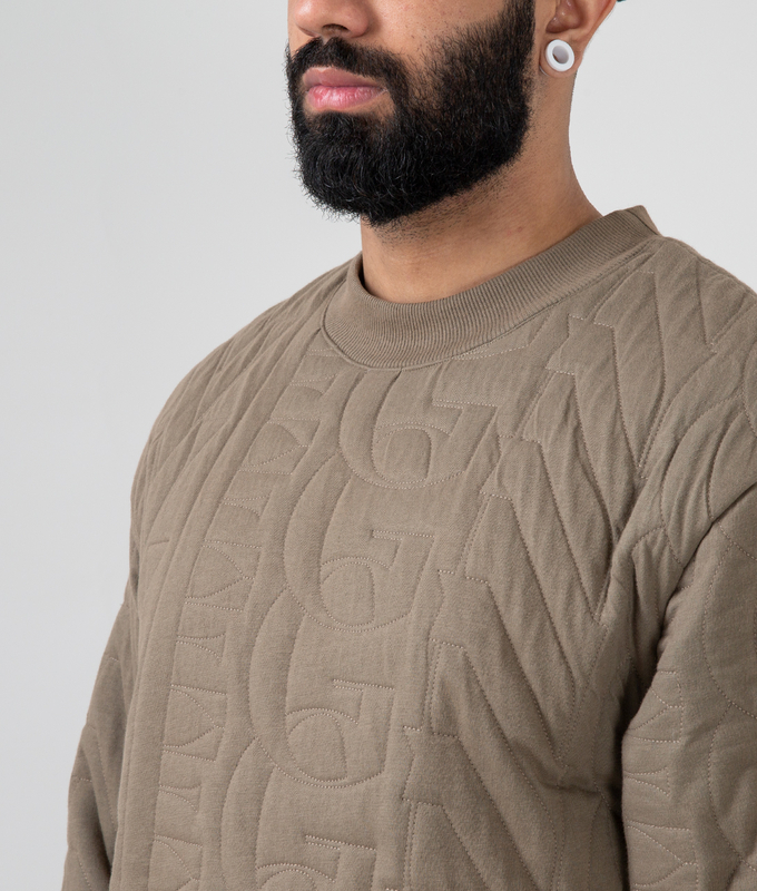 Quilted Crew Neck