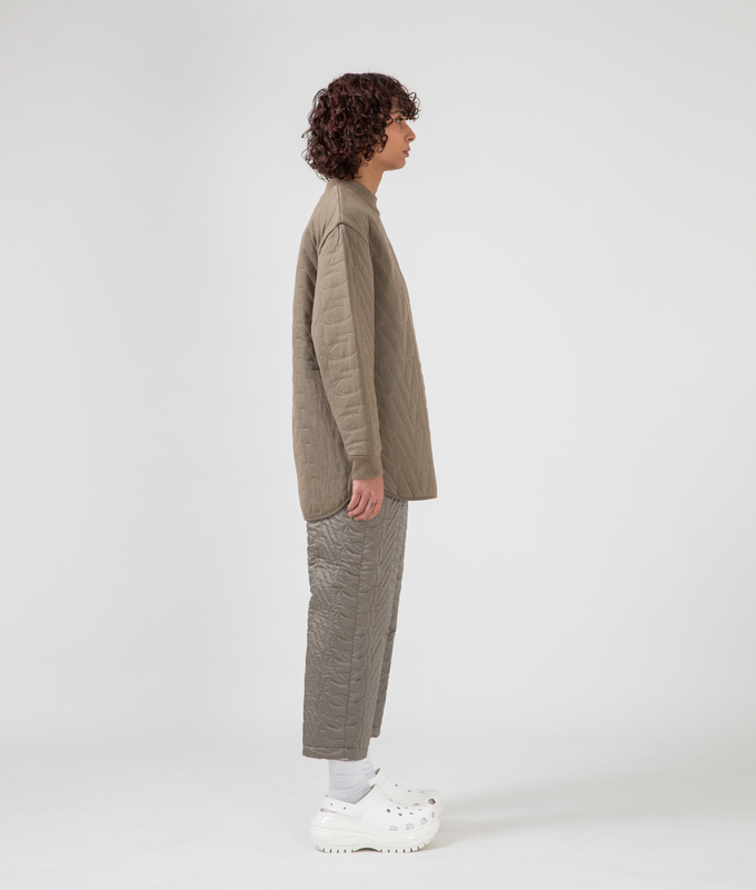 Quilted Crew Neck