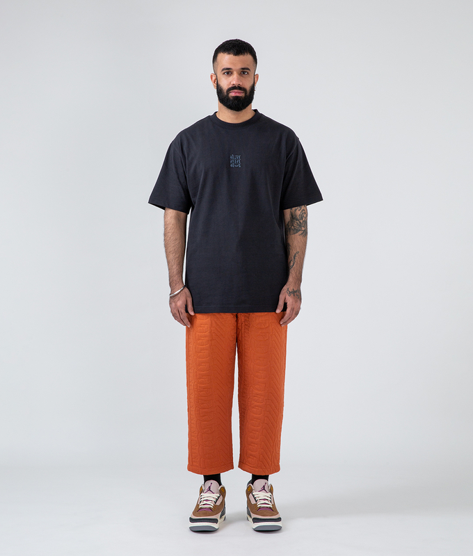 Quilted Wide Cropped Pants