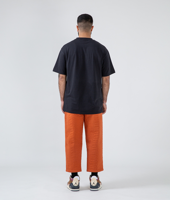 Quilted Wide Cropped Pants