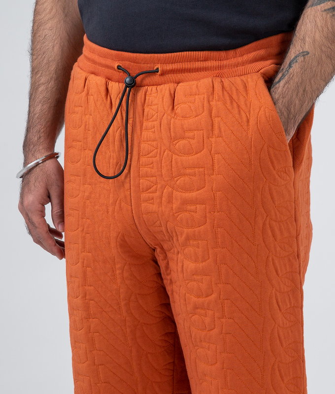 Quilted Wide Cropped Pants