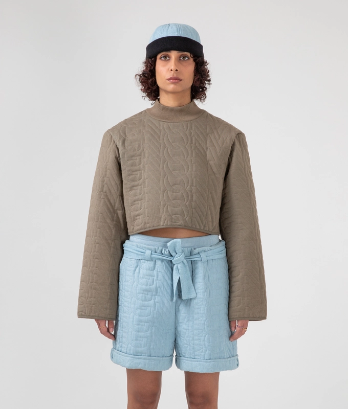 Quilted Crop Top