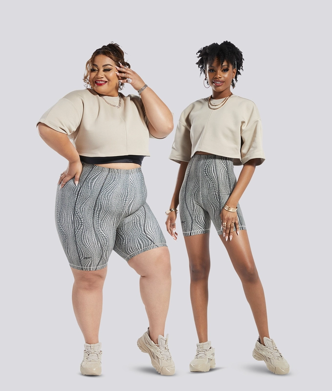 Rbk Cardi B Crop T-Shirt