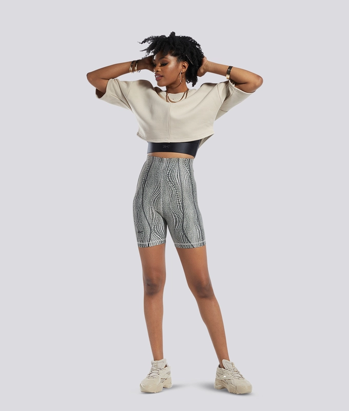 Rbk Cardi B Crop T-Shirt