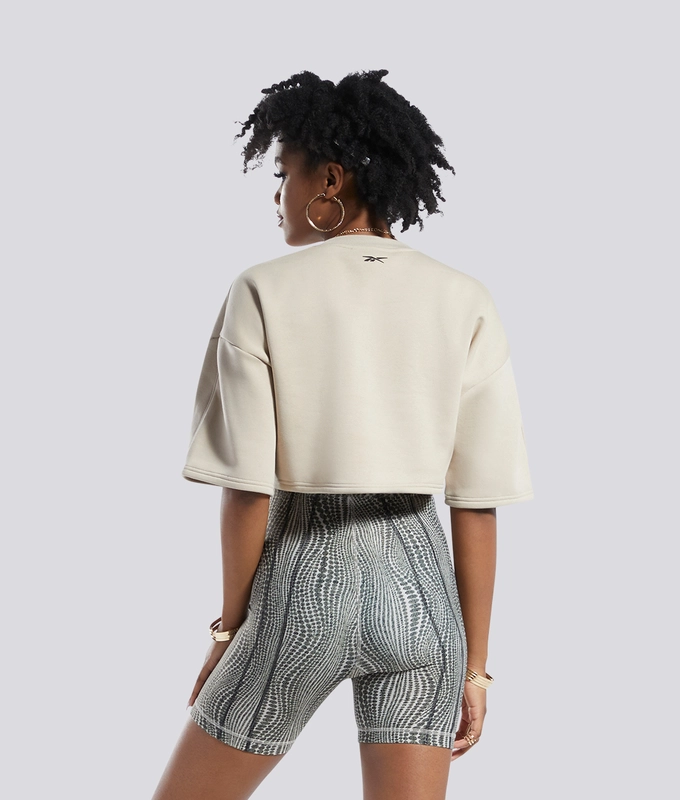 Rbk Cardi B Crop T-Shirt