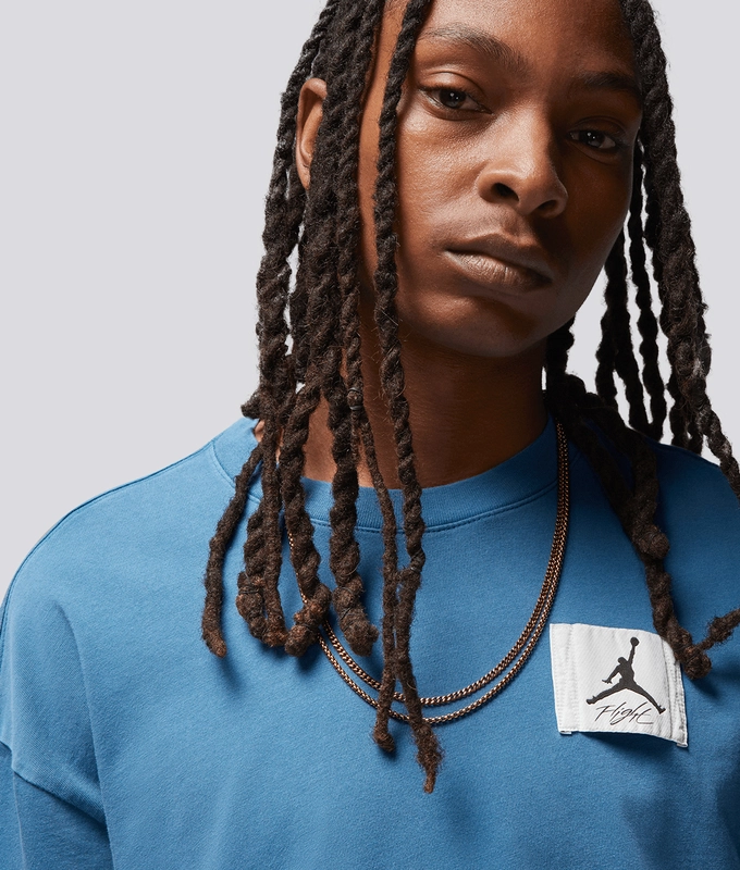 Flight Essential Washed Oversize Ss Crw