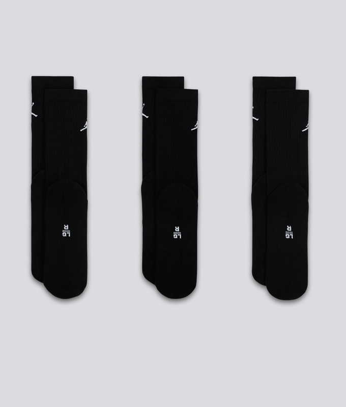 Jordan Everyday Cushioned Poly Crew Socks 3 Pairs