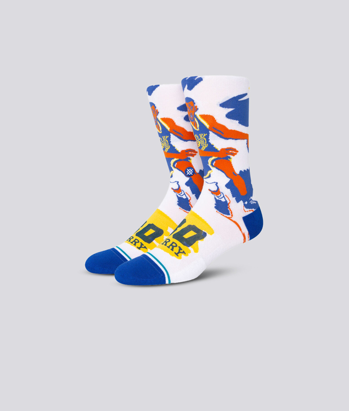 PAINT CURRY SOCKS 'WHITE'