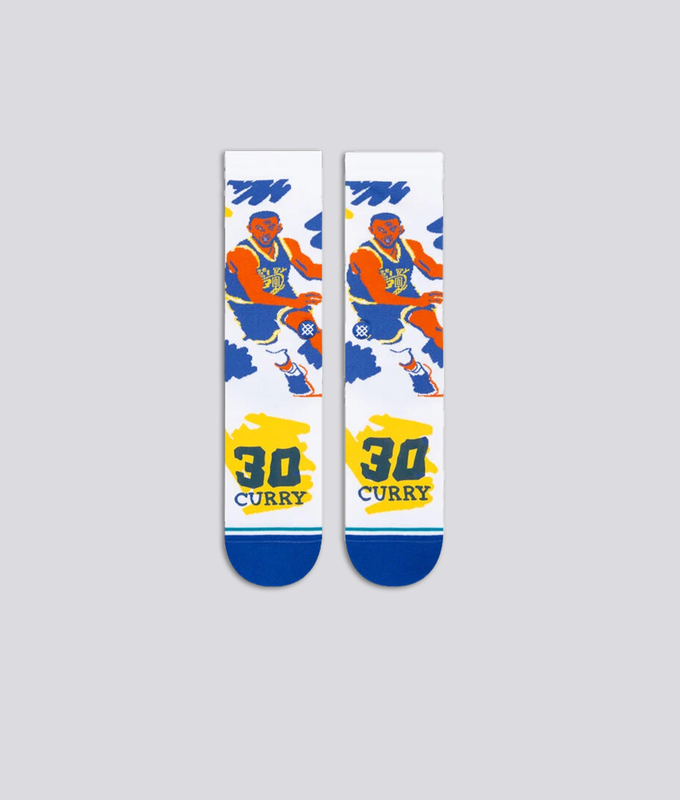 PAINT CURRY SOCKS 'WHITE'