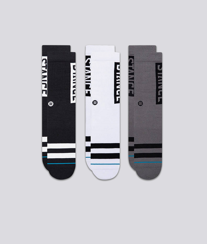 THE OG SOCKS 3 PAIRS 'BLACK/WHITE'