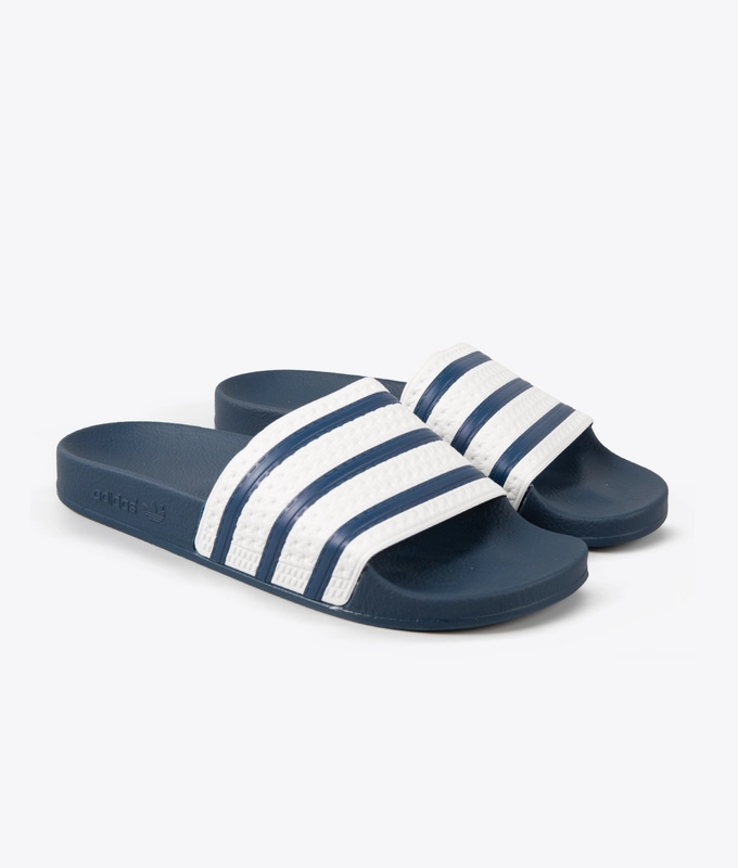 ADILETTE 'ADIBLUE/WHITE'