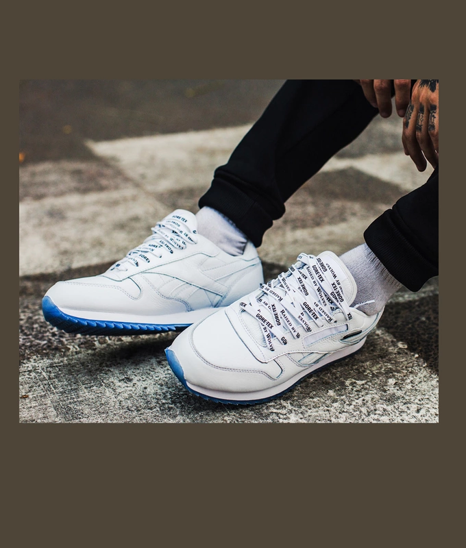 CL LEATHER RIPPLE GTX RAISED BY WOLVES 'ICE WHITE'