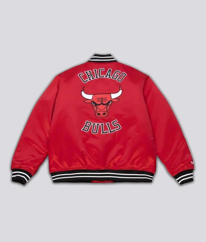 Nba Heavyweight Satin Jacket Bulls