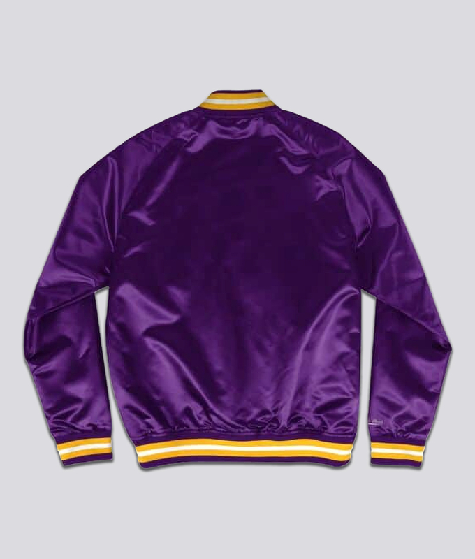 Nba Lightweight Satin Jacket Lakers