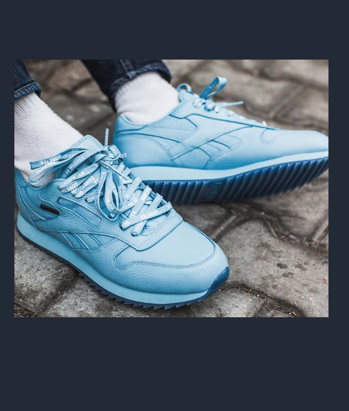 CL LEATHER RIPPLE GTX RAISED BY WOLVES 'ICE BLUE'
