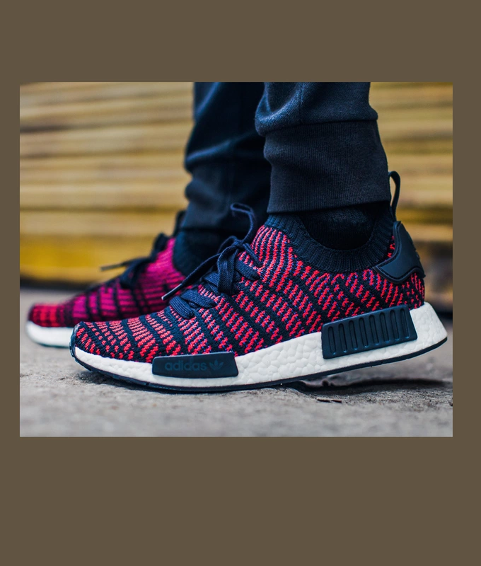 NMD-R1 STLT PK 'RED SOLID/BLUE'