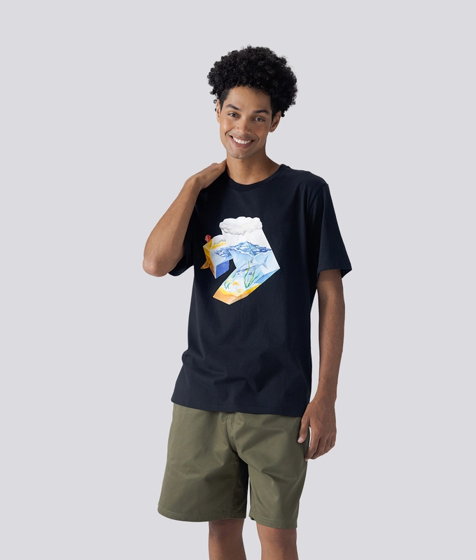Star Chevron Ocean Tee