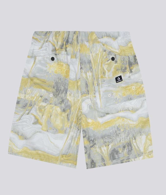 Elevated Ltwt Ssnl Cargo Short Aop