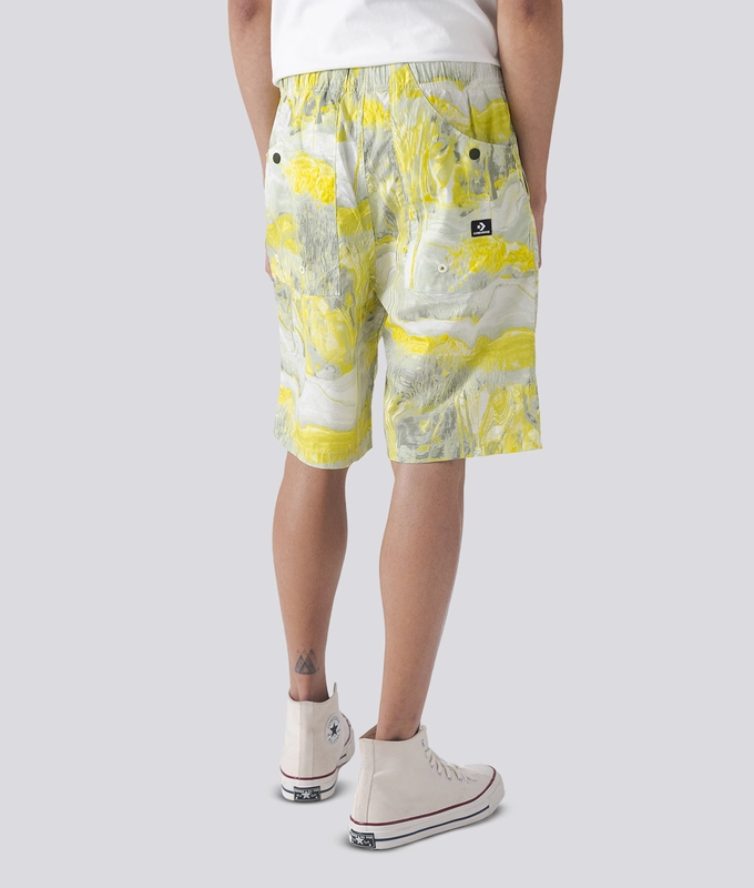 Elevated Ltwt Ssnl Cargo Short Aop