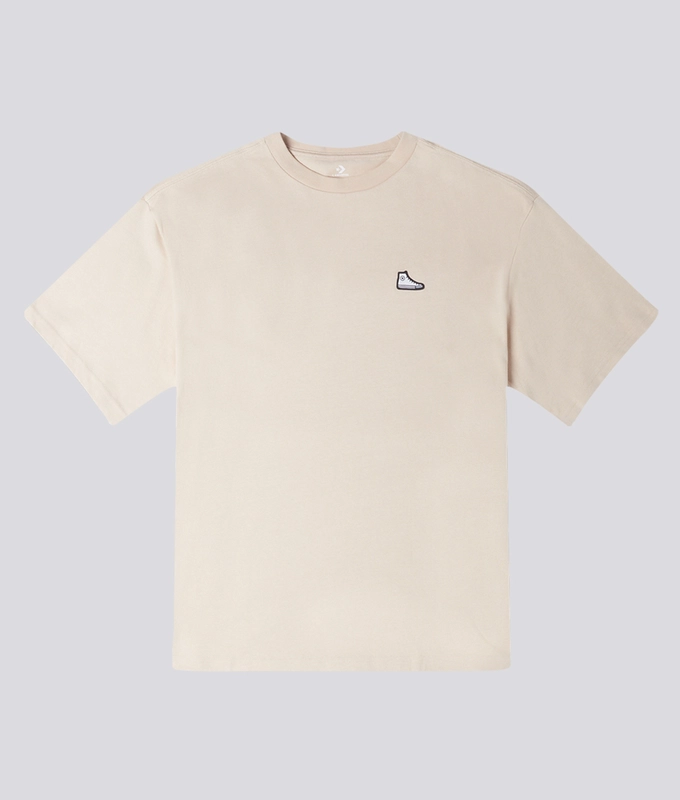 Loose Fit Left Chest Sneaker Patch Back Hit Tee