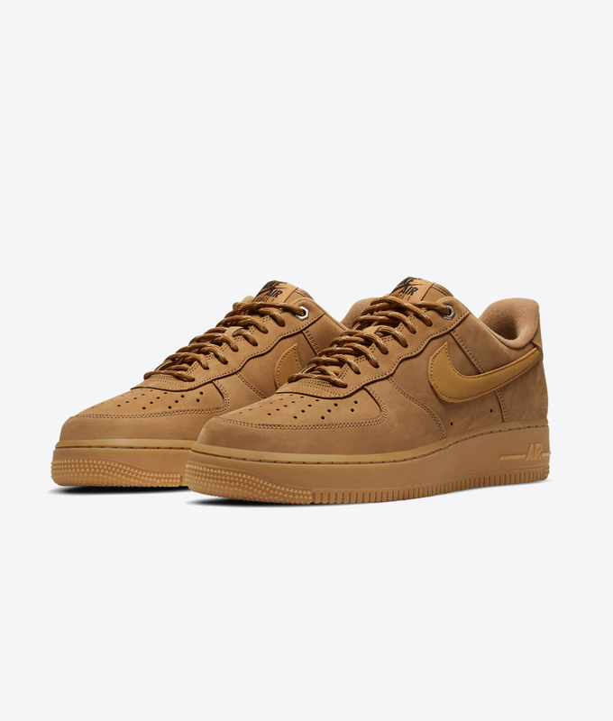 AIR FORCE 1 '07 WB 'FLAX/WHEAT-GUM LIGHT BROWN-BLACK'