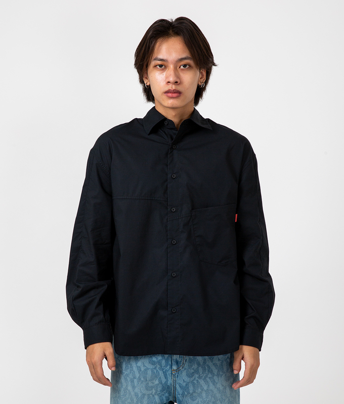 LONG SLEEVE SHIRT 'BLACK'