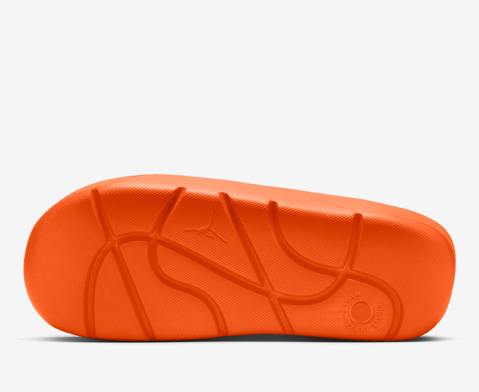 Orange best sale slides nike