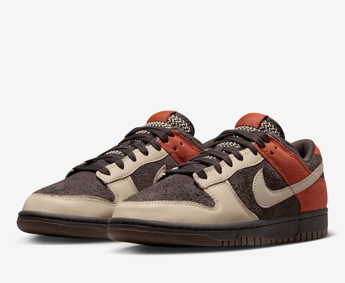 Orange and store brown nikes