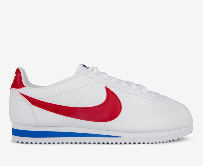 Nike - Nike - WMNS CLASSIC CORTEZ LEATHER 'WHITE/VARSITY RED' - VegNonVeg