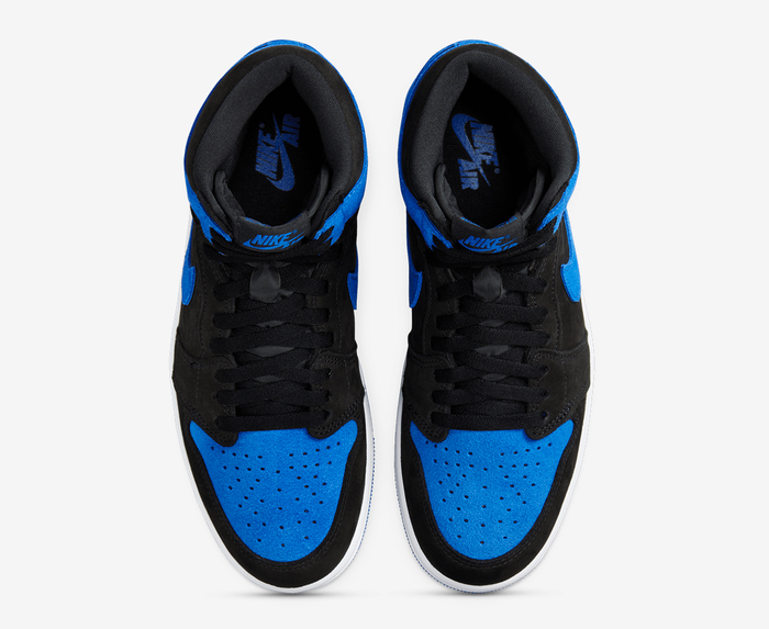 Jordan - AIR JORDAN 1 RETRO HIGH OG 'BLACK/ROYAL BLUE-WHITE-ROYAL BLUE ...