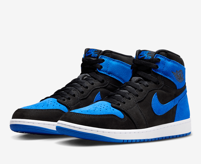 Jordan - AIR JORDAN 1 RETRO HIGH OG 'BLACK/ROYAL BLUE-WHITE-ROYAL BLUE ...