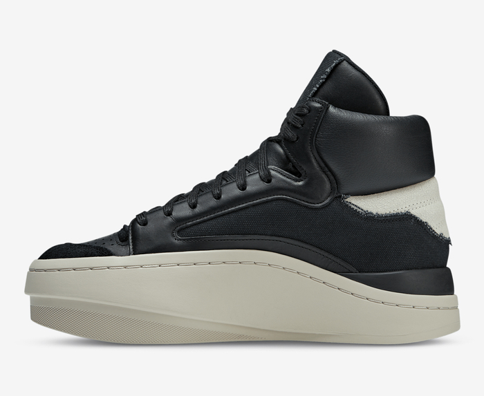 Y-3 - Y-3 CENTENNIAL HIGH 'BLACK/CLEAR BROWN/OFF WHITE' - VegNonVeg