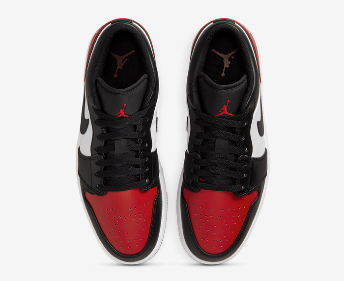 Nike air jordan 1 retro black/varsity red-white best sale