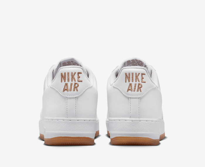 Nike - AIR FORCE 1 LOW RETRO 'WHITE/GUM MEDIUM BROWN' - VegNonVeg