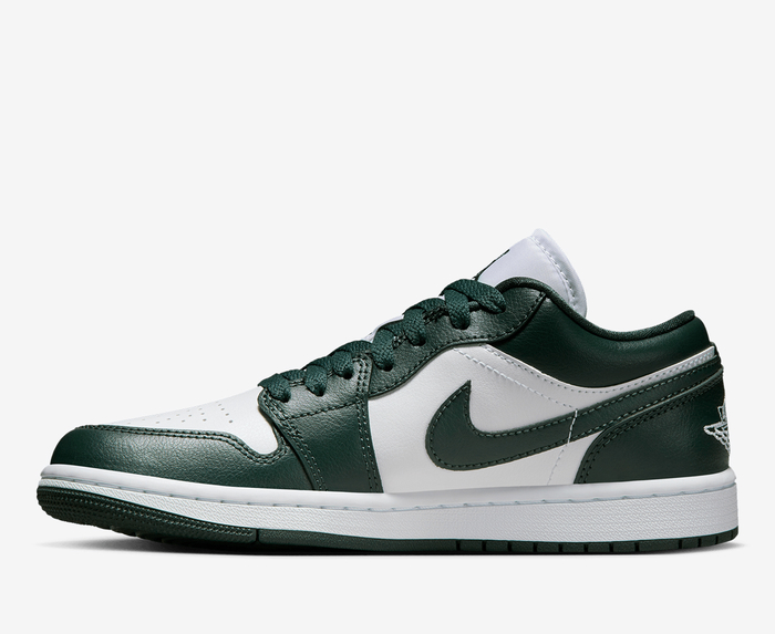 Jordan - AIR JORDAN 1 LOW 'WHITE/GALACTIC JADE' - VegNonVeg