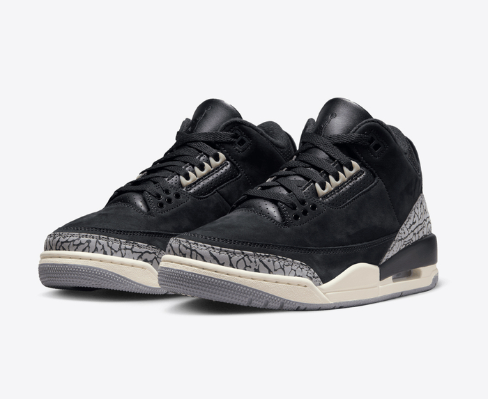 jordan women's 3 retro off noir black sail