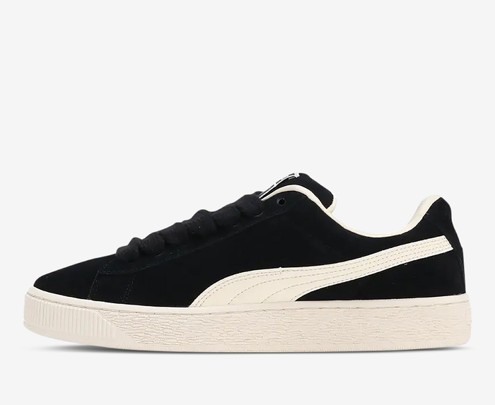 Puma - X PLEASURES SUEDE 'PUMA BLACK-FROSTED IVORY' - VegNonVeg