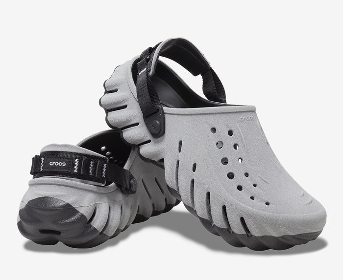 Crocs - ECHO REFLECTIVE CLOG 'BLACK/REFLECTIVE' - VegNonVeg