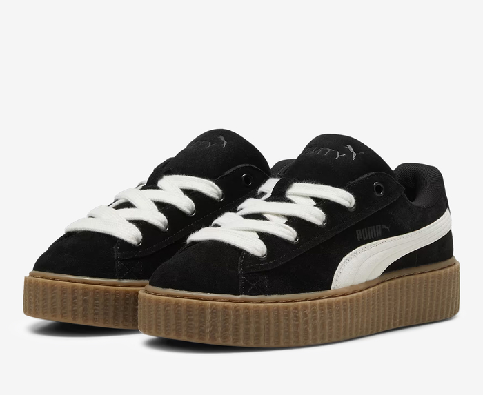 Puma creepers black clearance gum