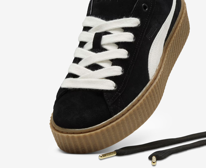 Puma suede creepers black best sale