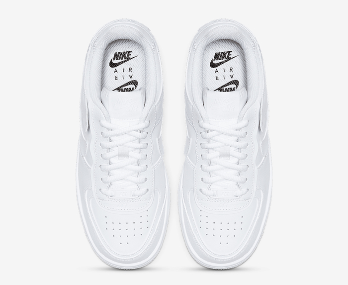 Nike - AIR FORCE 1 SHADOW 'WHITE' - VegNonVeg